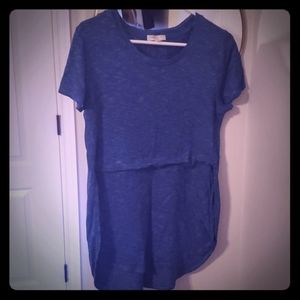 Blue soft tunic Tee